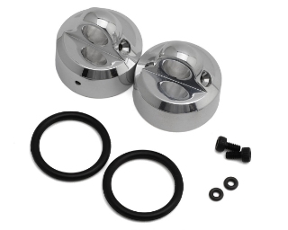 Picture of Tekno RC Polished Aluminum Shock Caps (2) (Emulsion/Vented/Non-Vented)
