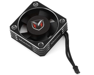 Picture of Maclan 30mm Aluminum V2 Hurricane HV Fan (Black/Silver)